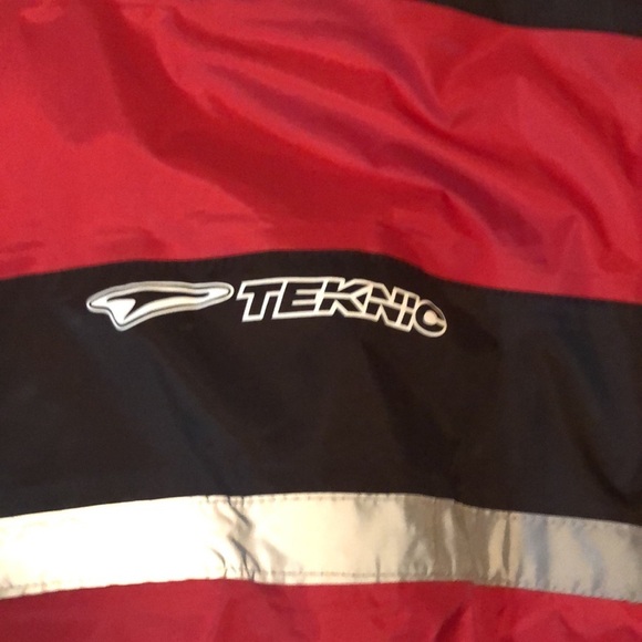 Teknic otisca red / black rain jacket with reflective back stripe. New! - Picture 13 of 14
